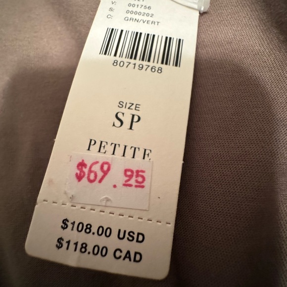 Anthropologie khaki/green lace and silk top - Picture 11 of 12